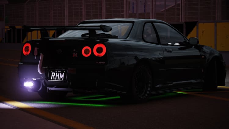 Nissan Skyline R34 GT-R RHM - PSI JUNKIES - Car Mod for Assetto Corsa ...