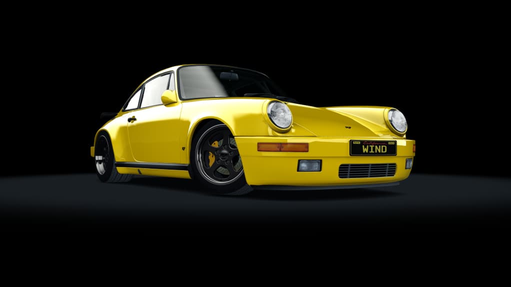 RUF Yellowbird Wind Tune